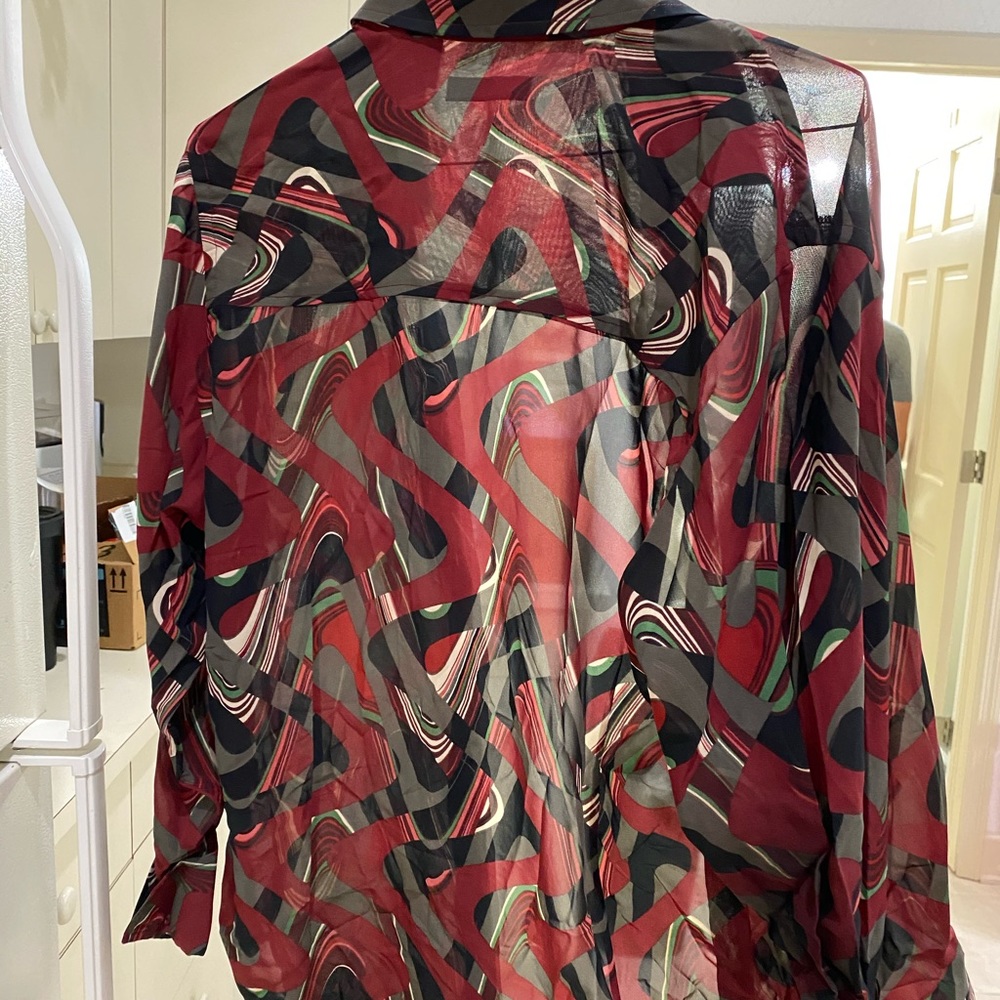 Kenneth Cole sheer button down - Picture 3 of 3